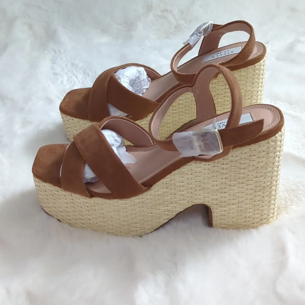 🆕🌿STEVEN PLATFORM HIPPY SANDALS🌿